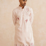 Rangmanch – Hand-Embroidered Pure Silk Kurta