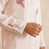 Rangmanch – Hand-Embroidered Pure Silk Kurta