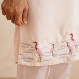 Rangmanch – Hand-Embroidered Pure Silk Kurta