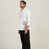 LEOPARD HAND-PAINTED SHIRT