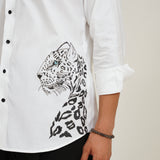 LEOPARD HAND-PAINTED SHIRT