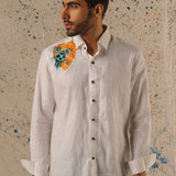Gizmodo frog handpainted shirt