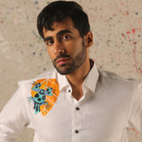 Gizmodo frog handpainted shirt