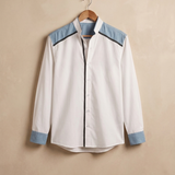 Denim Accent Shirt
