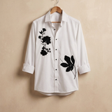 Floral Fusion -Work Giza Cotton Shirt