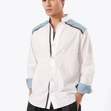 Denim Accent Shirt