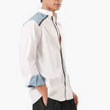 Denim Accent Shirt