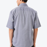 Bird Embroidered Stripe Shirt