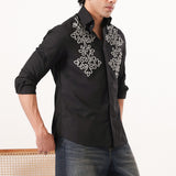 Geometrical Dori Embroidered Shirt