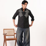 Geometrical Dori Embroidered Shirt
