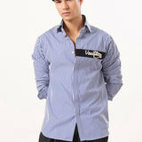 Vacation embroidered Stripe Shirt