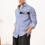 Vacation embroidered Stripe Shirt