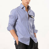 Vacation embroidered Stripe Shirt