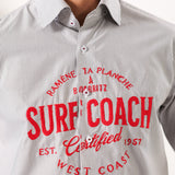 Surf Coach Embroidered Stripe Shirt