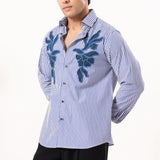 Floral Dori Embroidered Shirt