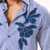 Floral Dori Embroidered Shirt