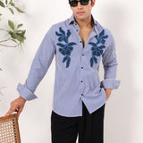 Floral Dori Embroidered Shirt