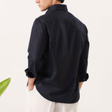 Designer Navy Blue Shirt