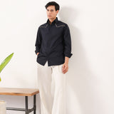 Designer Navy Blue Shirt
