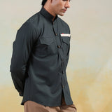Ranger Leather Detail Shirt