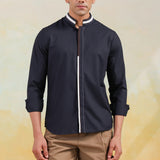 Elite Band Collar Shirt