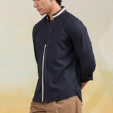 Elite Band Collar Shirt