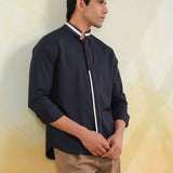Elite Band Collar Shirt