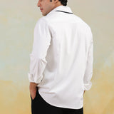 Monochrome Face Handwork Shirt