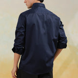 Hexa Pattern Embroidered Shirt