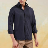 Regal Navy Pearl Work Shirt