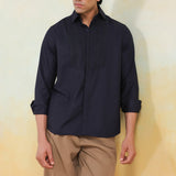 Regal Navy Pearl Work Shirt