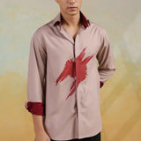 Brushstroke Digital Print Shirt