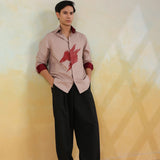 Brushstroke Digital Print Shirt