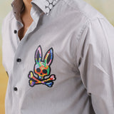 Monochrome Skull Bunny Shirt