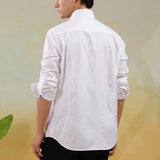 Stallion White Embroidery Shirt