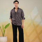 Mocha Eclipse Gray Cut Dana Shirt