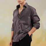 Mocha Eclipse Gray Cut Dana Shirt