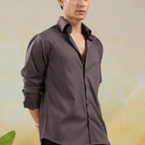 Mocha Eclipse Gray Cut Dana Shirt