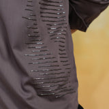 Mocha Eclipse Gray Cut Dana Shirt