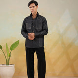 Vintage Black Denim Shirt