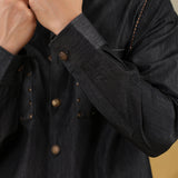 Vintage Black Denim Shirt