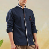 Monarch Crest Motif Shirt
