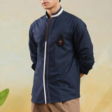 Monarch Crest Motif Shirt