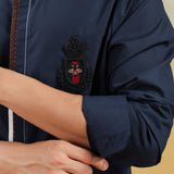 Monarch Crest Motif Shirt