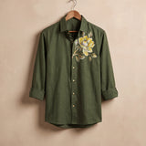 The Desert rose hand painted shirt