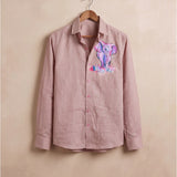 Elephant hand painted shirt