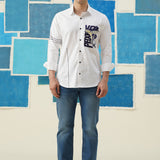 Peaceful Flight – Embroidered Giza Cotton Shirt
