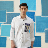 Peaceful Flight – Embroidered Giza Cotton Shirt