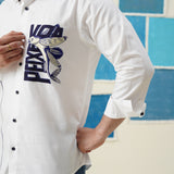 Peaceful Flight – Embroidered Giza Cotton Shirt