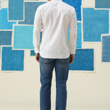 Color Splash – Embroidered Patchwork Giza Cotton Shirt